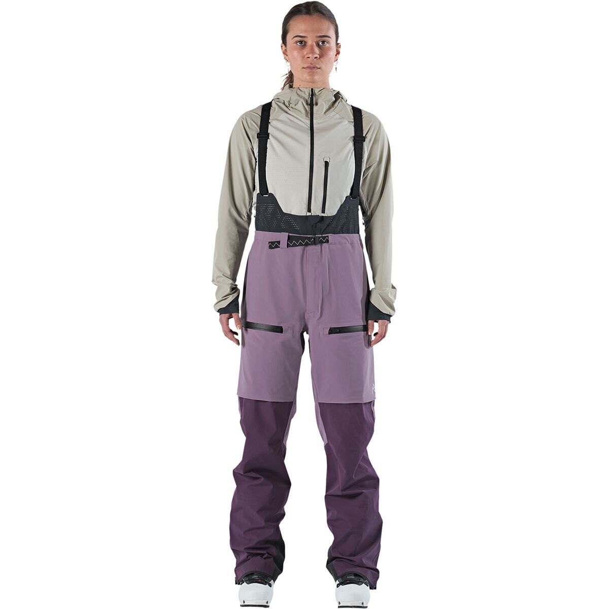 Image of Raide TourTech Bib Pant - Women's Purple, L/Reg