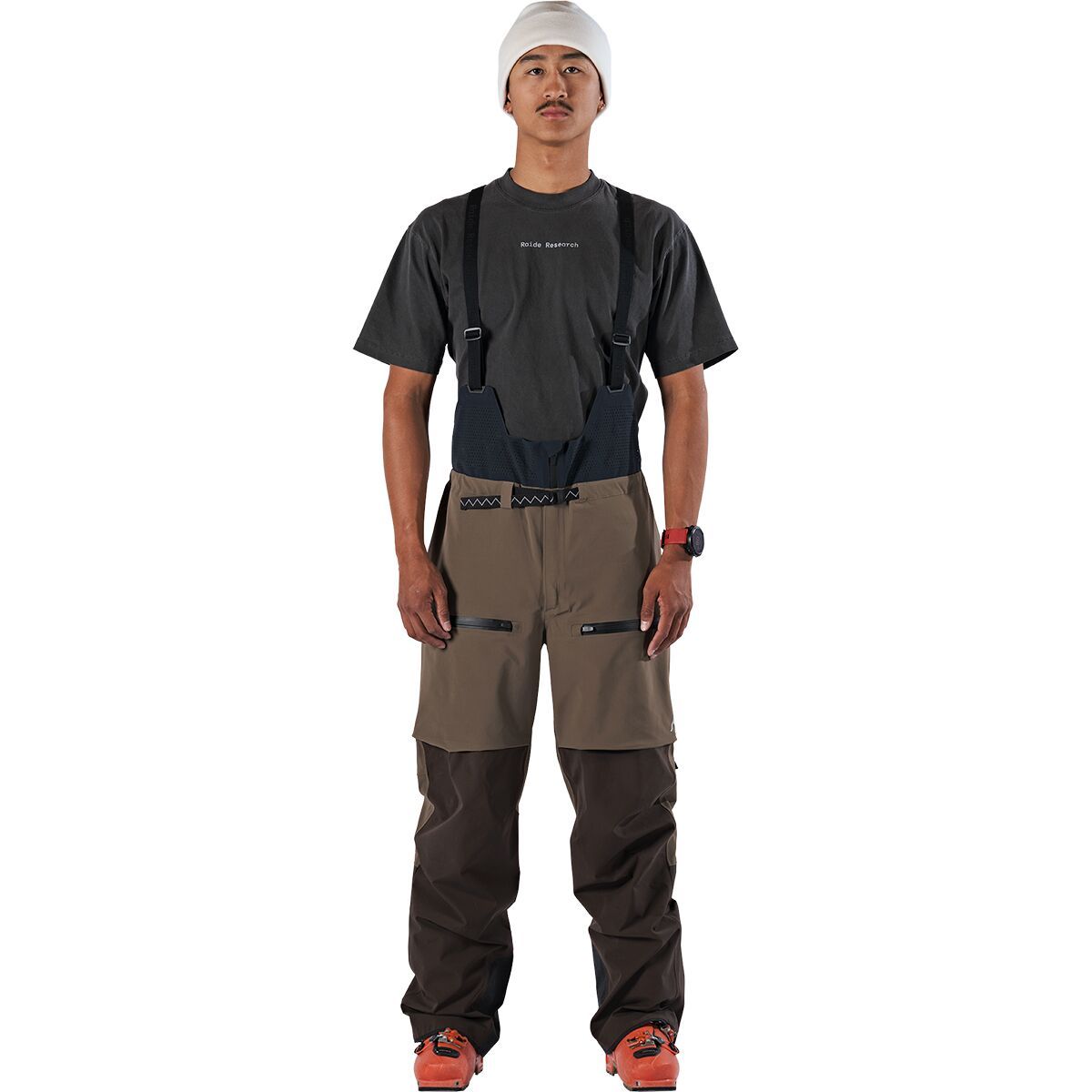 Image of Raide TourTech Bib Pant - Men's Bark, S/Reg