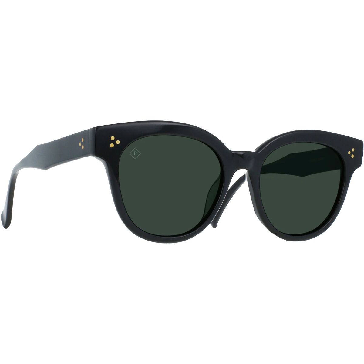 Image of RAEN optics Nikol 52 Polarized Sunglasses Crystal Black/Green Polarized, One Size
