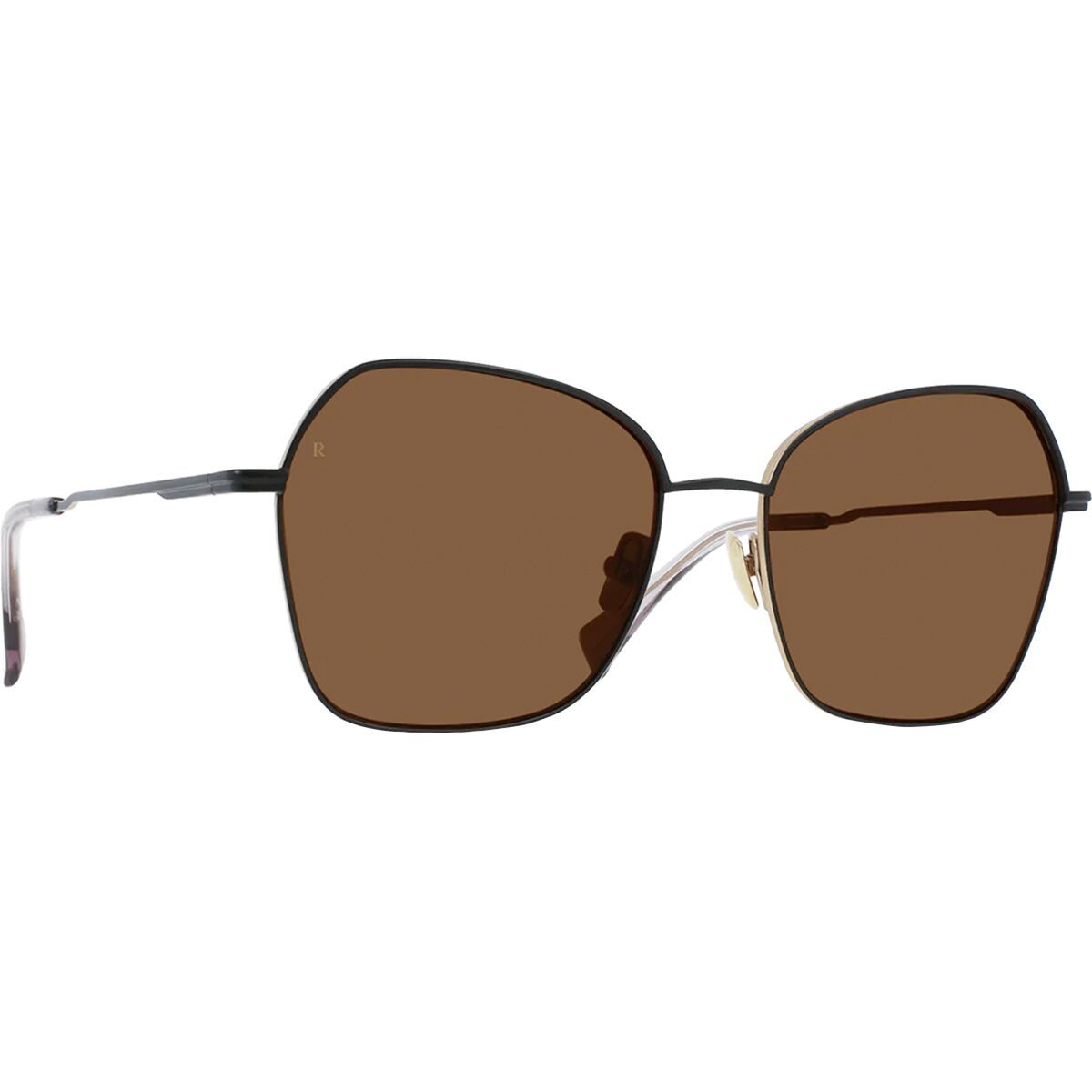 Image of RAEN optics Zhana 57 Sunglasses Satin Black/Groovy Brown-57, One Size