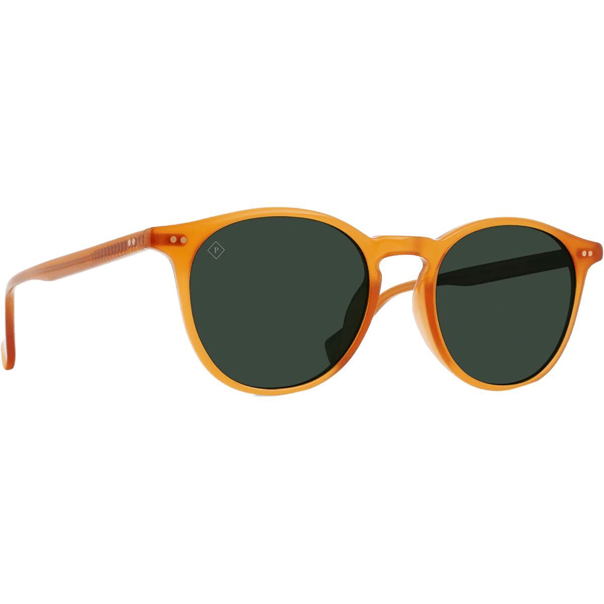 Image of RAEN optics Basq Polarized Sunglasses Honey/Green Polarized, 50