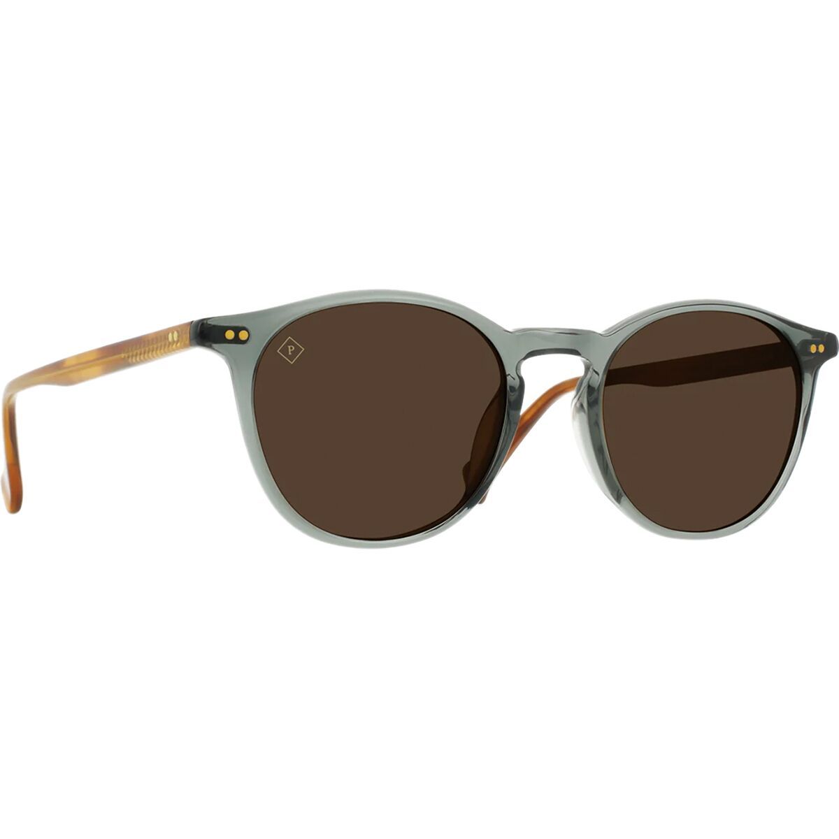 Image of RAEN optics Basq Polarized Sunglasses Pinyon Grove/Vibrant Brown Polarized, 50