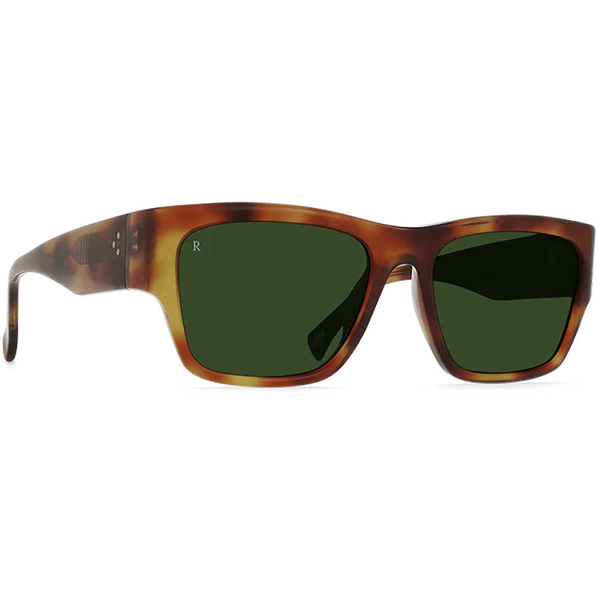 RAEN optics RAEN optics Rufio Sunglasses Split Finish Moab Tortoise/Bottle Green, 55