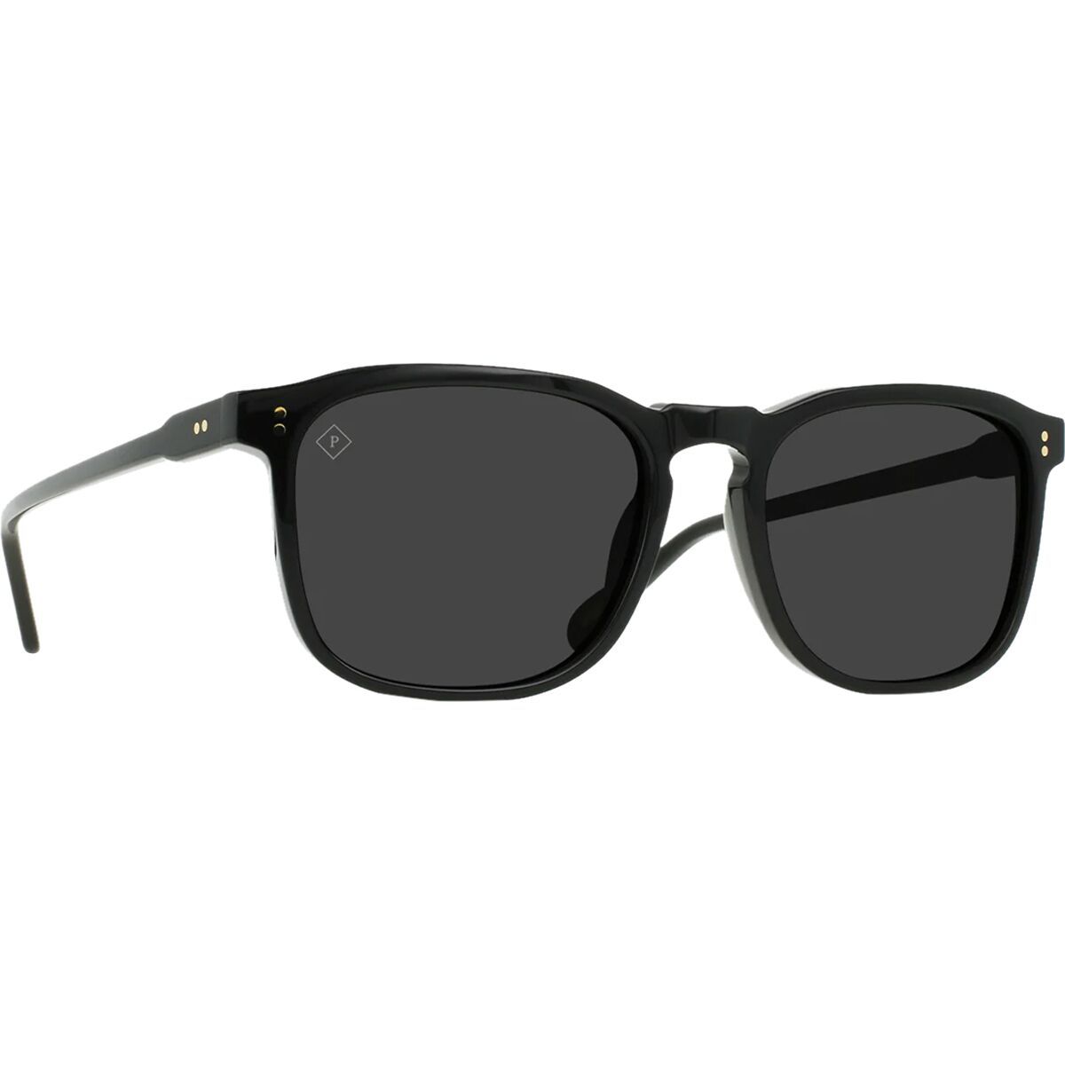 Image of RAEN optics Wiley Polarized Sunglasses Recycled Black/Smoke Polarized, 54
