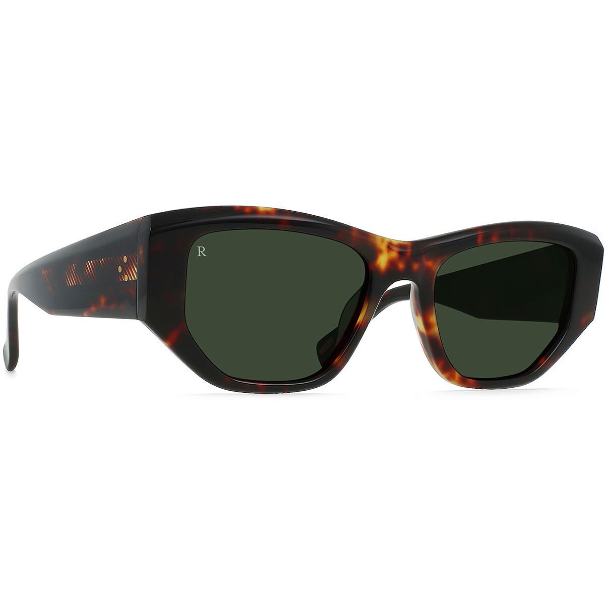 Image of RAEN optics Ynez Sunglasses Ristretto Tortoise/Bottle Green, 54