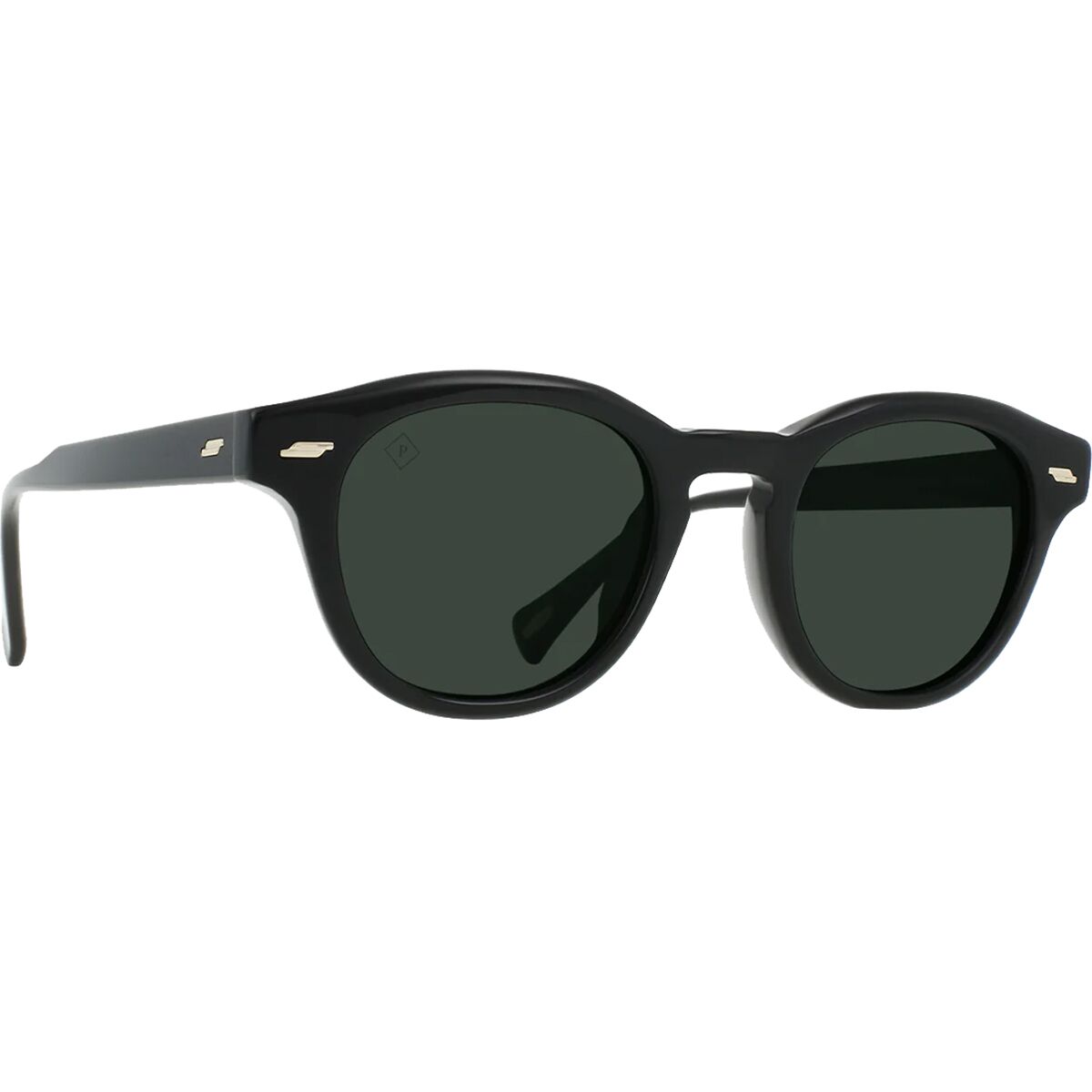 Image of RAEN optics Kostin Polarized Sunglasses Recycled Black/Green Polarized, 48