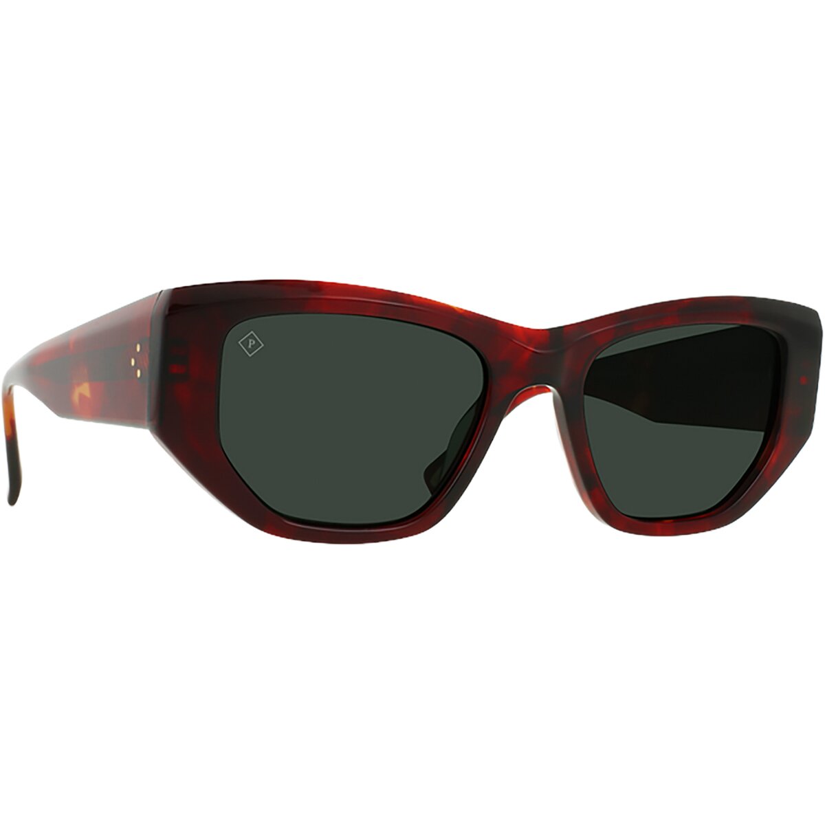 Image of RAEN optics Ynez Polarized Sunglasses Negroni/Green Polarized, 54/19-145
