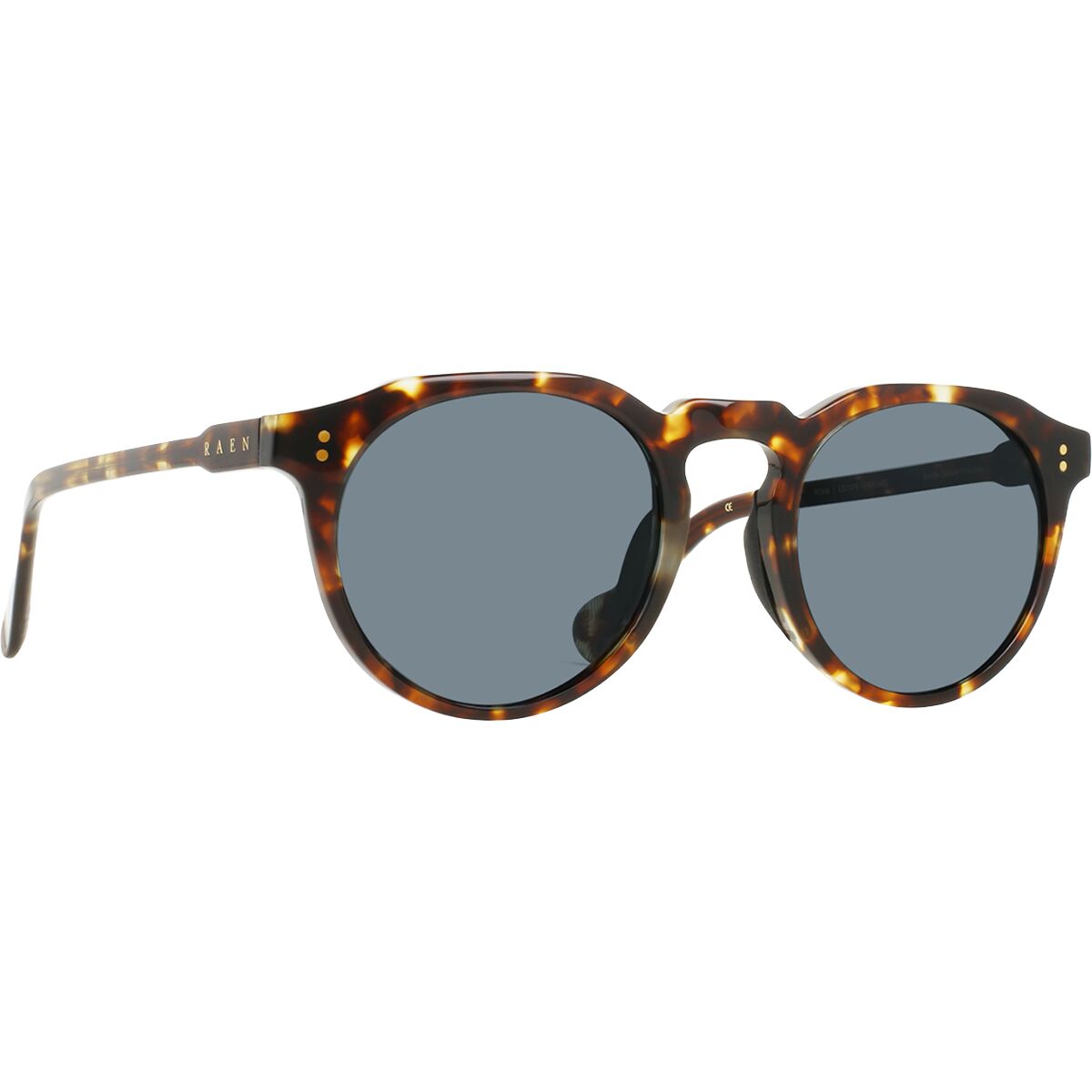 Image of RAEN optics Remmy Rec Polarized Sunglasses Brindle Tortoise, 49/22-145