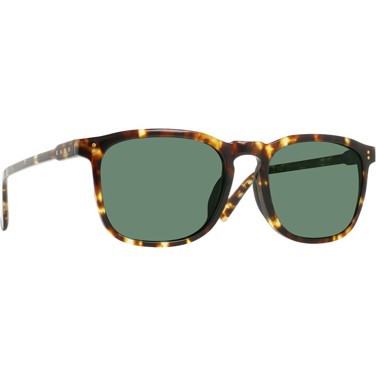 Image of RAEN optics Wiley Rec Polarized Sunglasses Brindle Tortoise, 54/20-145