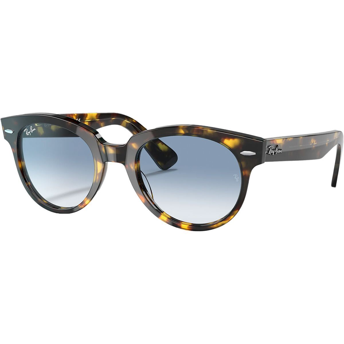 Image of Ray-Ban Orion Sunglasses Yellow Havana/Clear Gradient Blue, 52