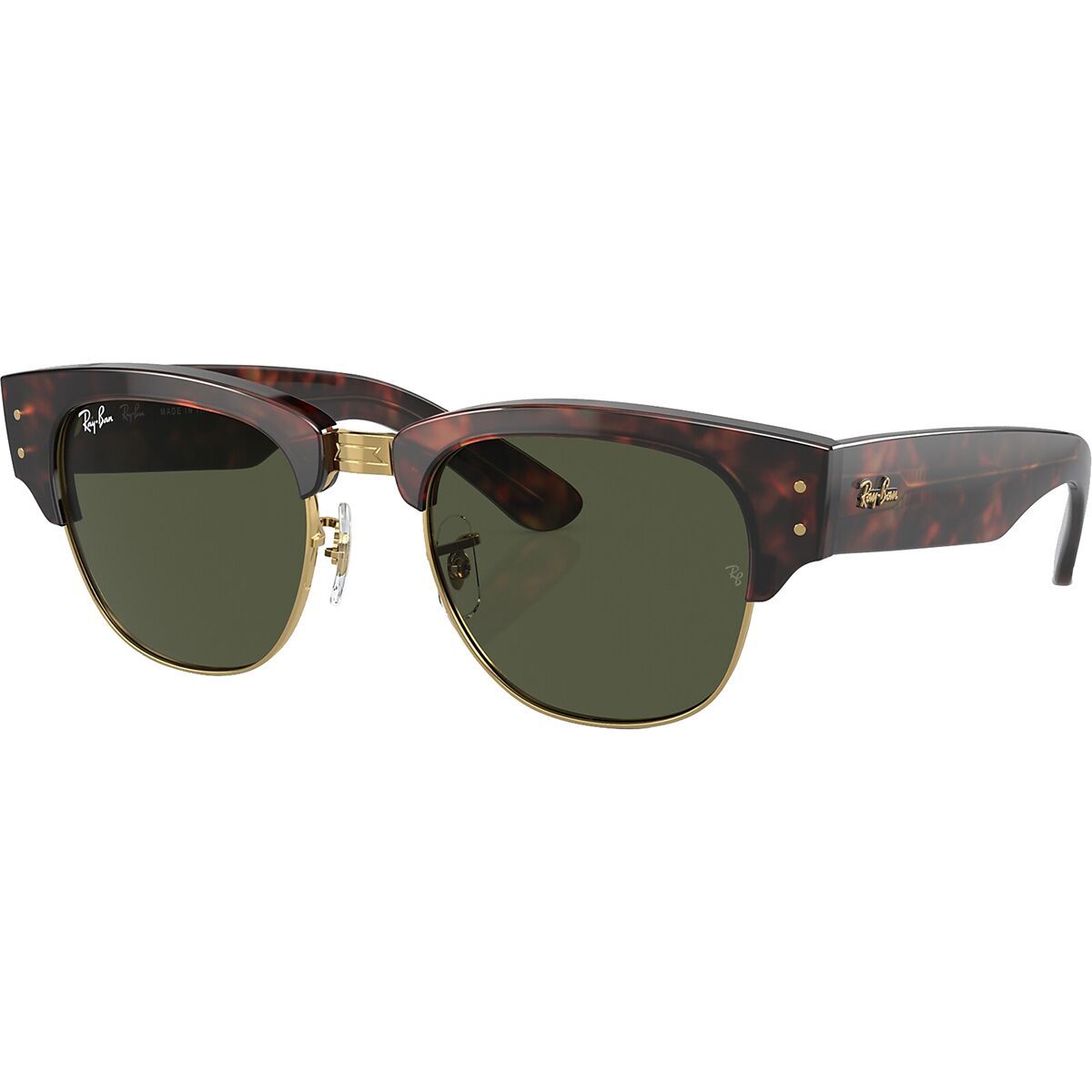 Image of Ray-Ban Mega Clubmaster Sunglasses Havana/Green, 53