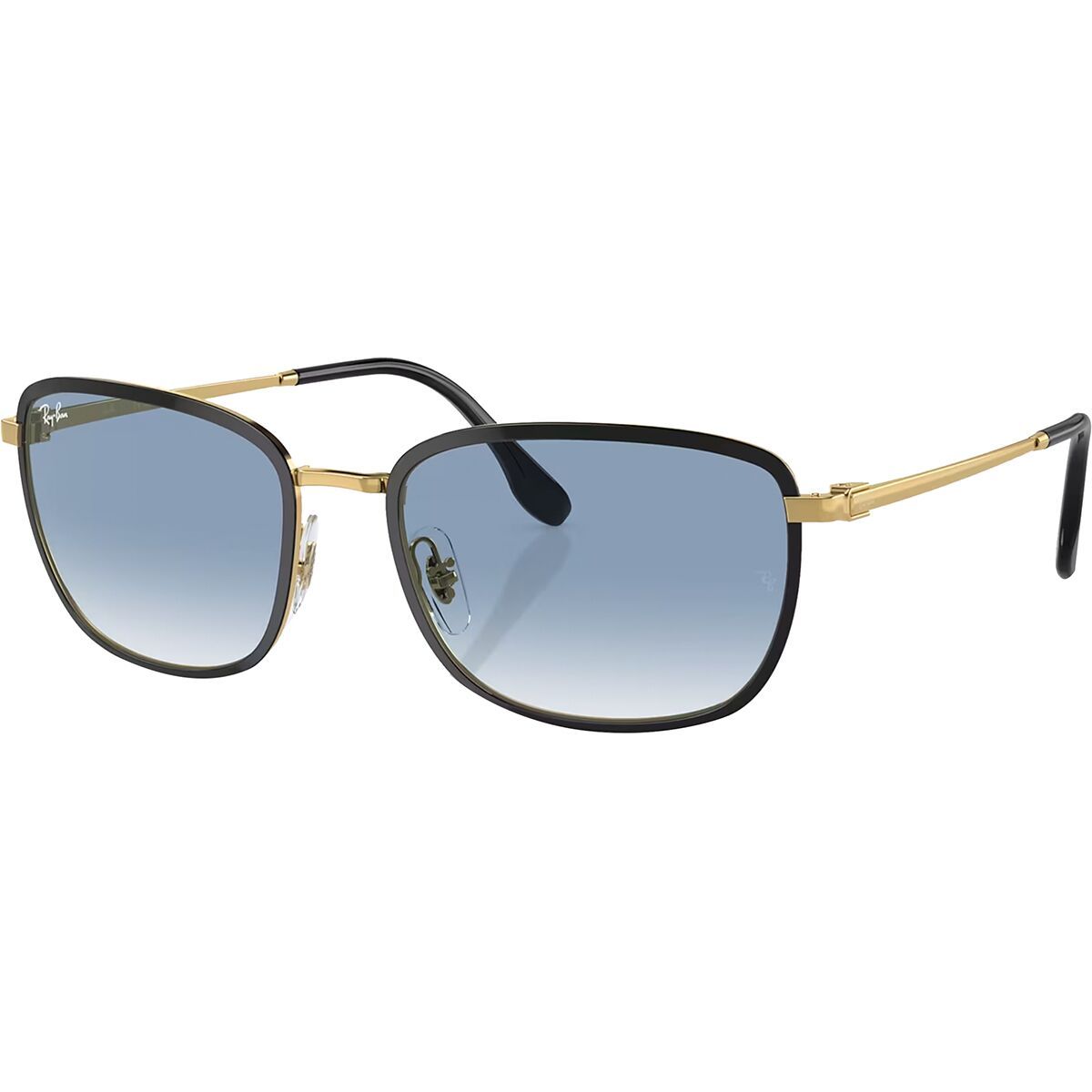 Image of Ray-Ban RB3705 Urban Metals Sunglasses Gold/Clear Gradient Blue, 57
