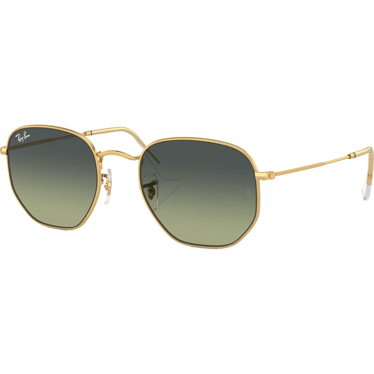 Image of Ray-Ban Hexagonal Sunglasses Arista/Green Vintage, 54
