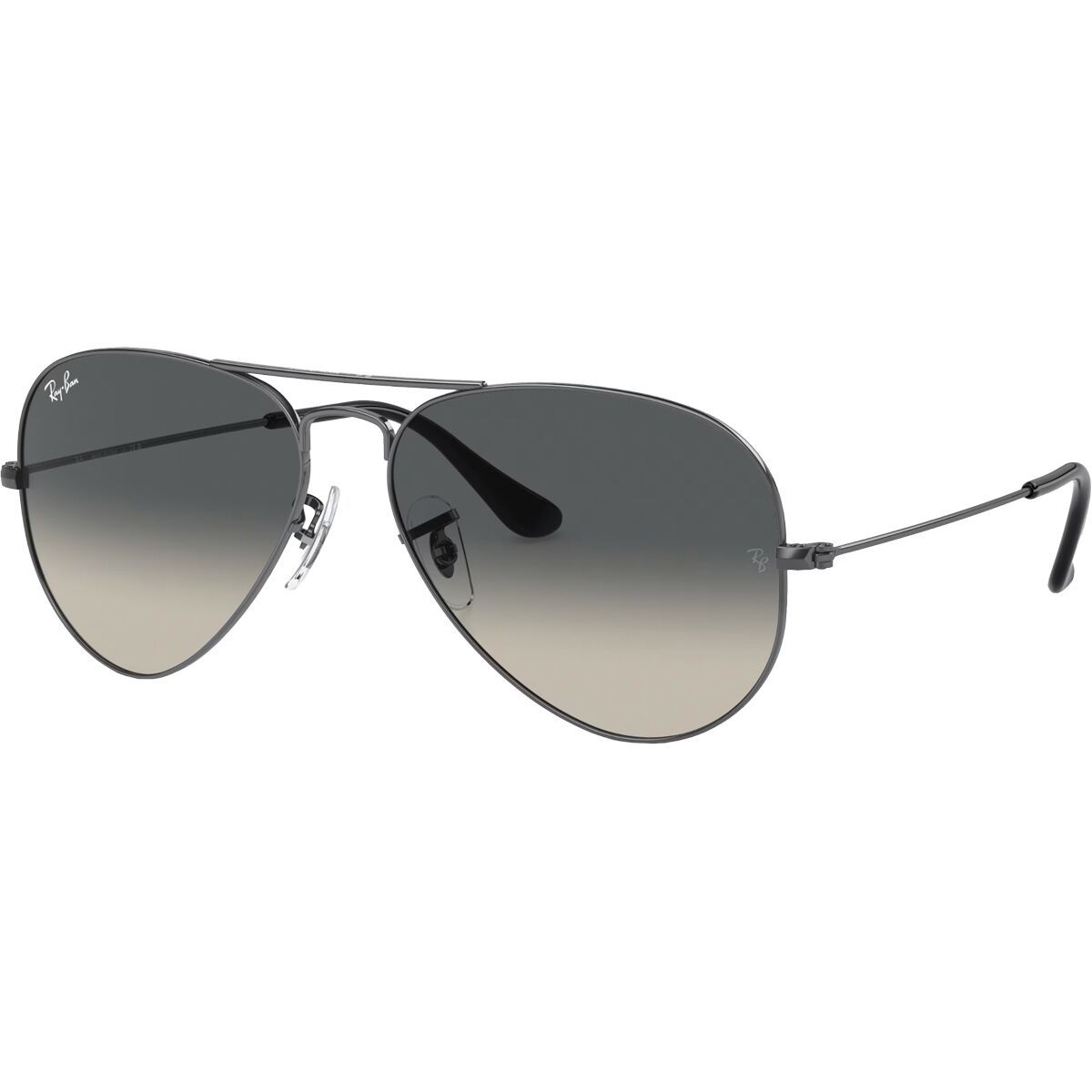 Image of Ray-Ban Aviator Large Metal Sunglasses Gunmetal/Grey Gradient, 58