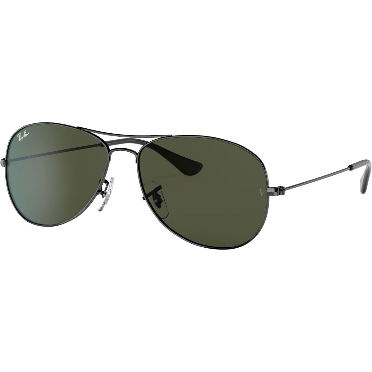Ray-Ban Ray-Ban Cockpit Sunglasses Gunmetal/G-15 Green, 56