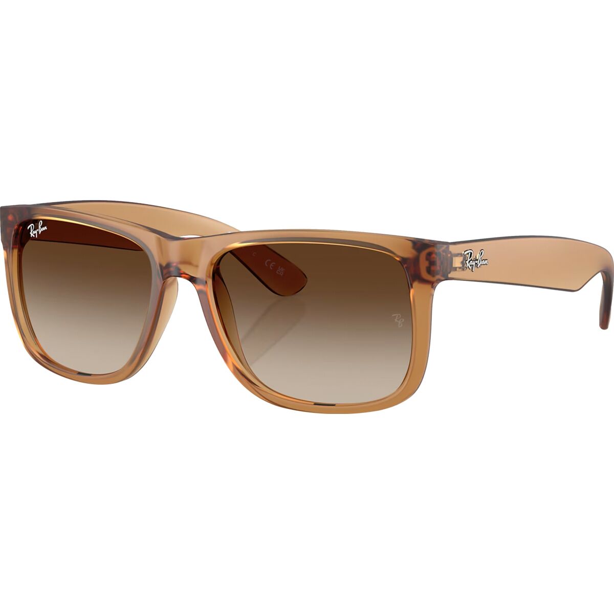 Image of Ray-Ban Justin Sunglasses Rubber Light Havana, 55