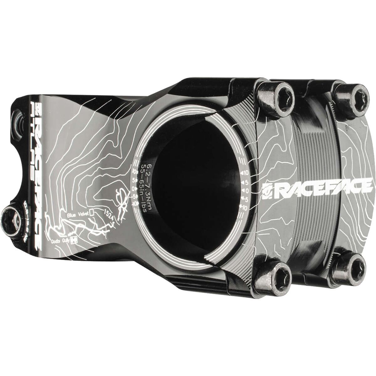 Image of Race Face Atlas Stem Black, 50mm/0 Degree, One Size