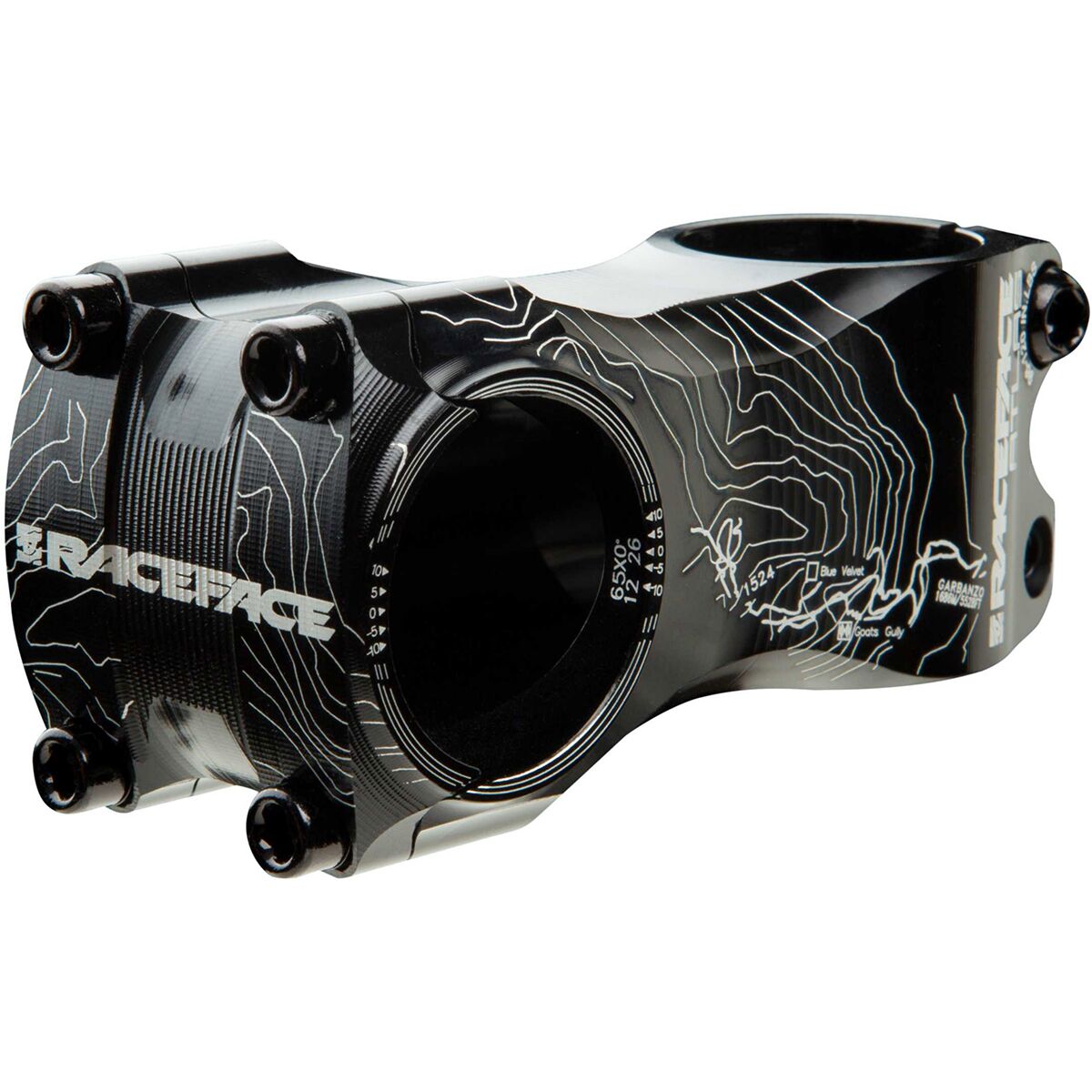 Image of Race Face Atlas Stem Black, 65mm/0 Degree, One Size