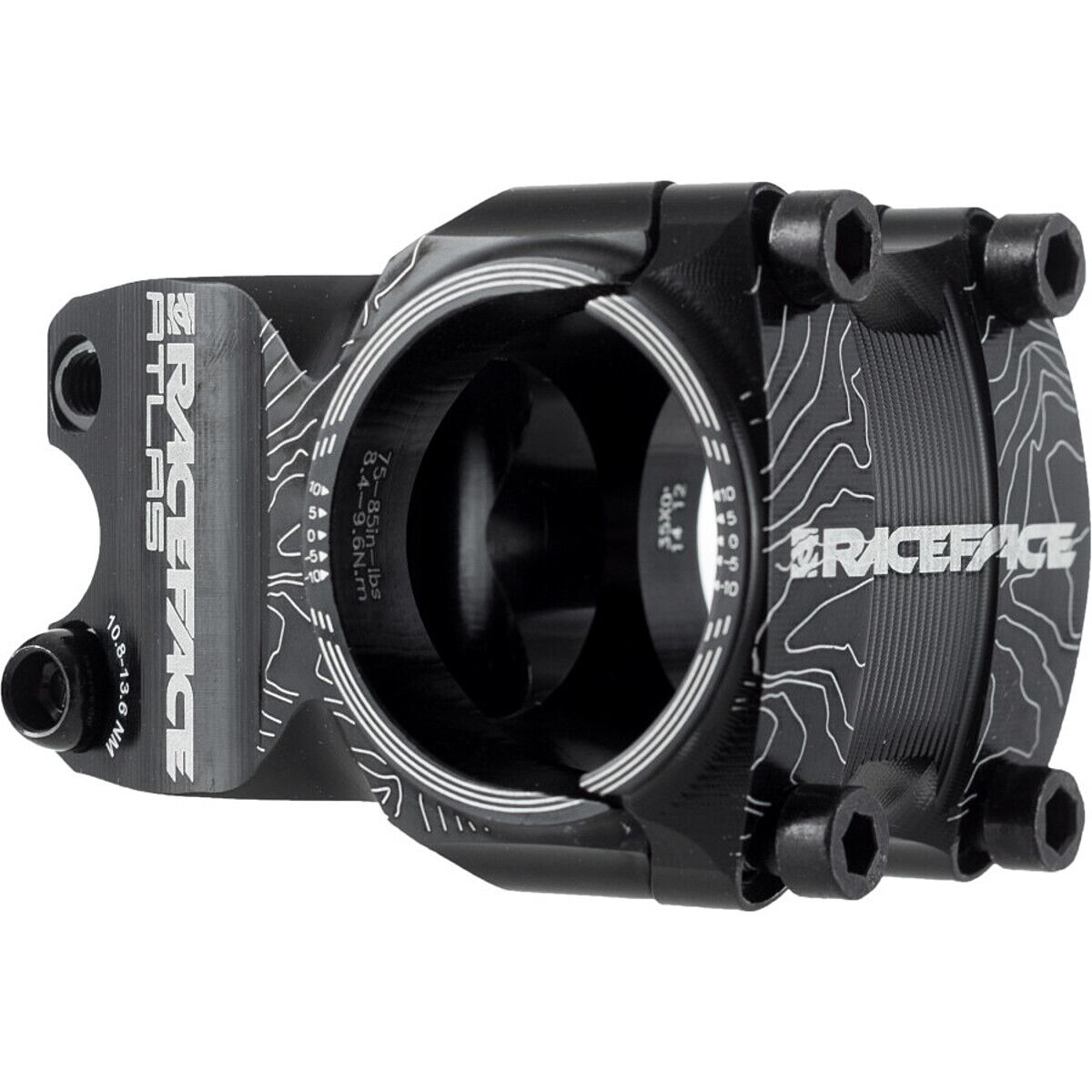 Image of Race Face Atlas 35 Stem Black, 35mm
