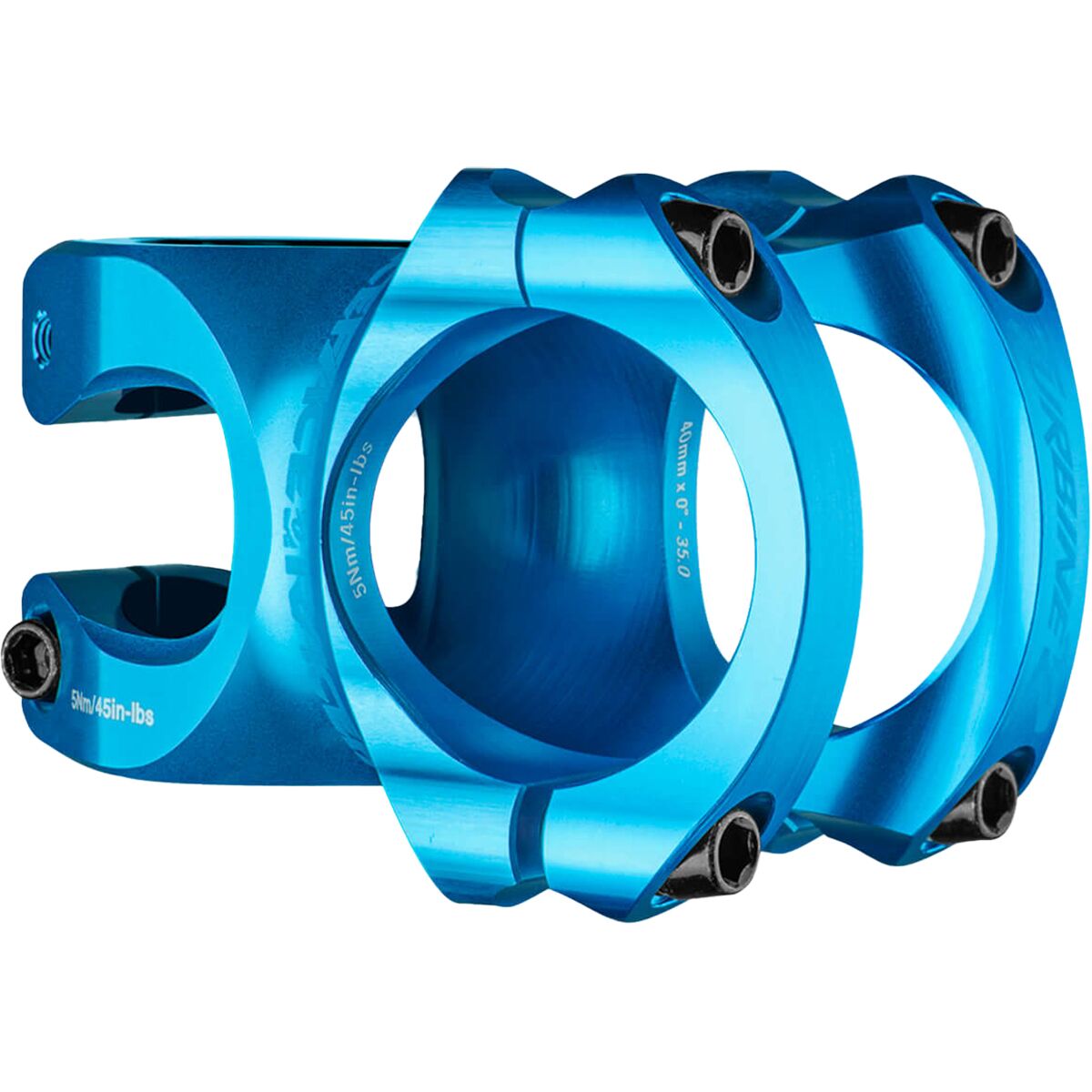 Image of Race Face Turbine-R 35 Stem Blue, 40mm/0 Degree