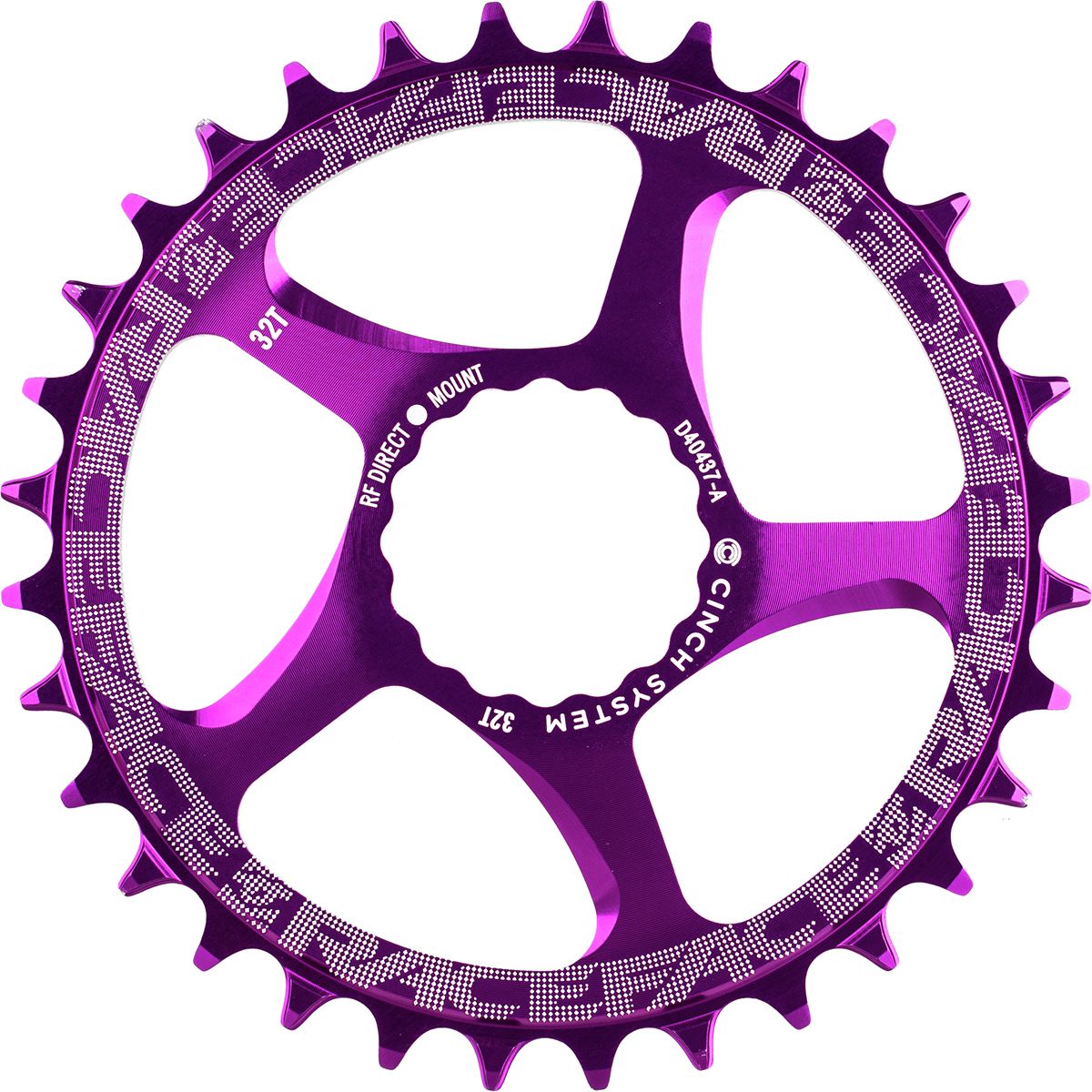 Image of Race Face Narrow Wide Cinch Direct Mount Chainring Purple, 32T