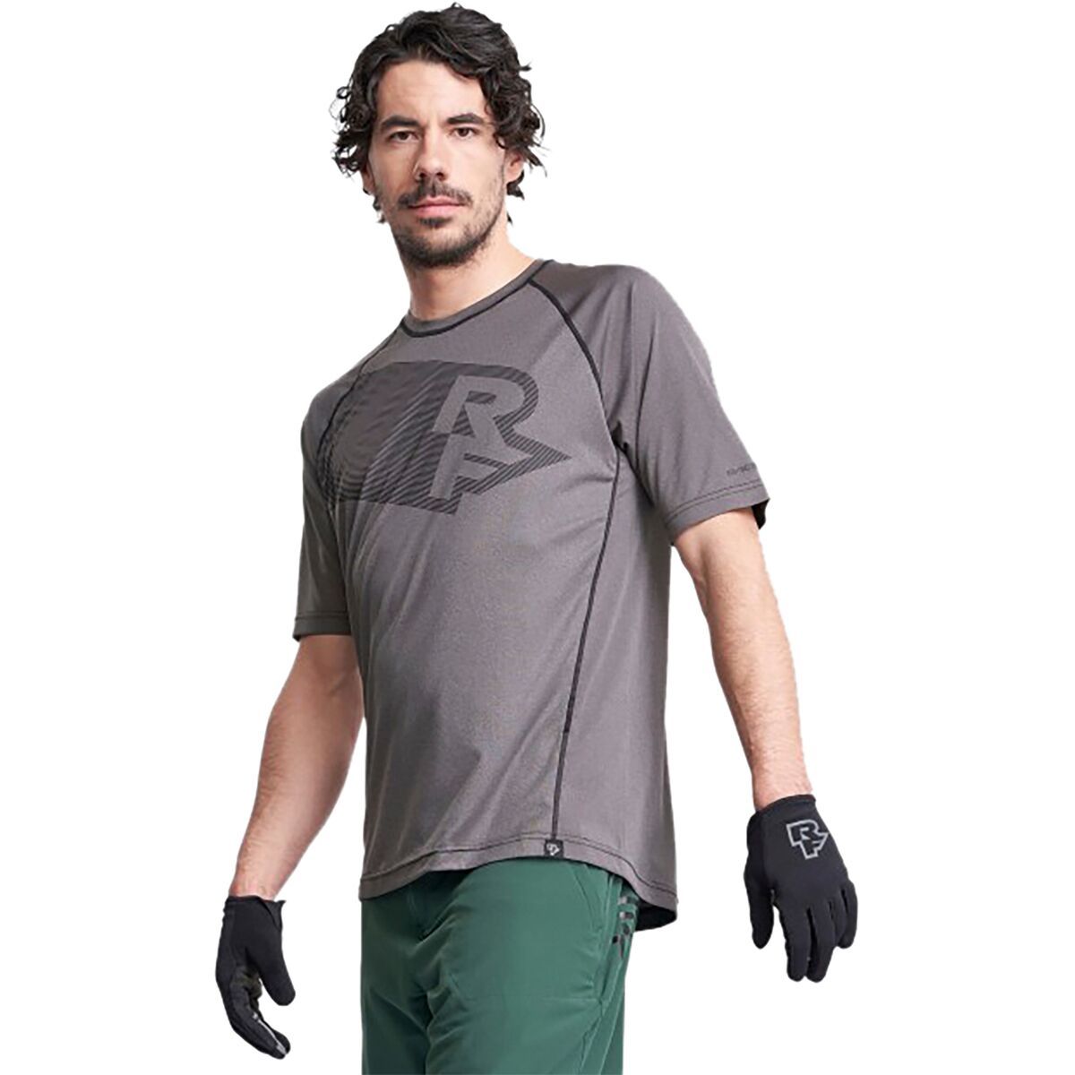Race Face Trigger Short-Sleeve Jersey - Men's Black, S
