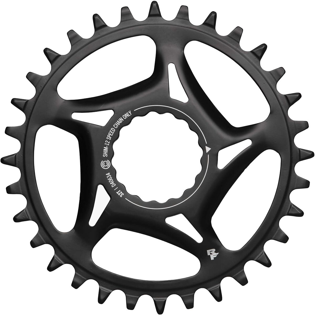 Race Face Race Face Cinch Shimano Steel Chainring Black, 30t, 12-Speed