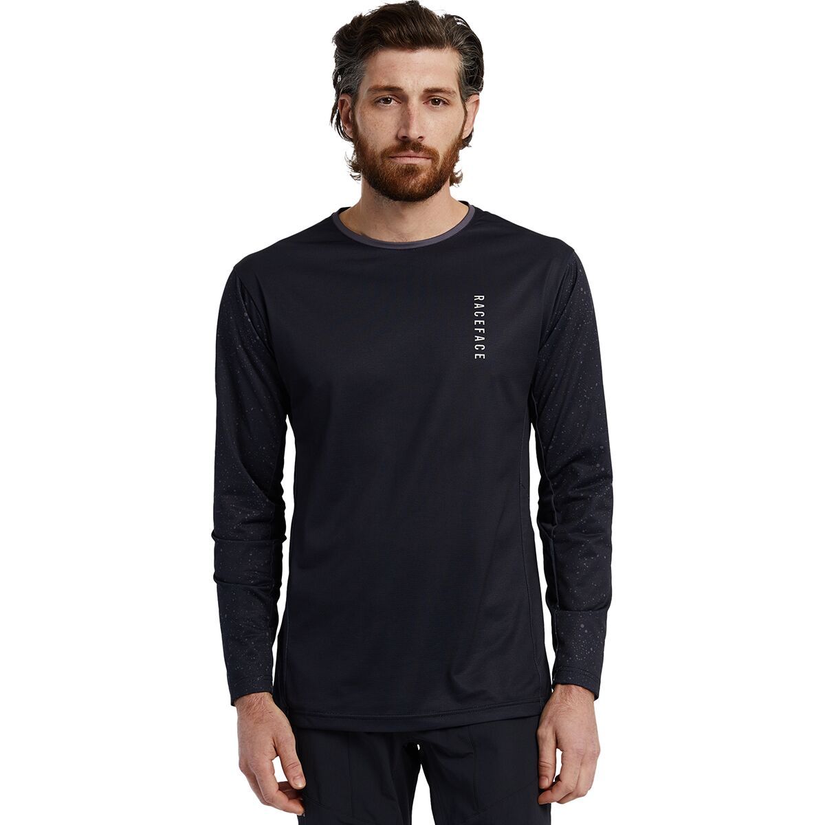Race Face Indy Long-Sleeve Jersey - Men's Black, M