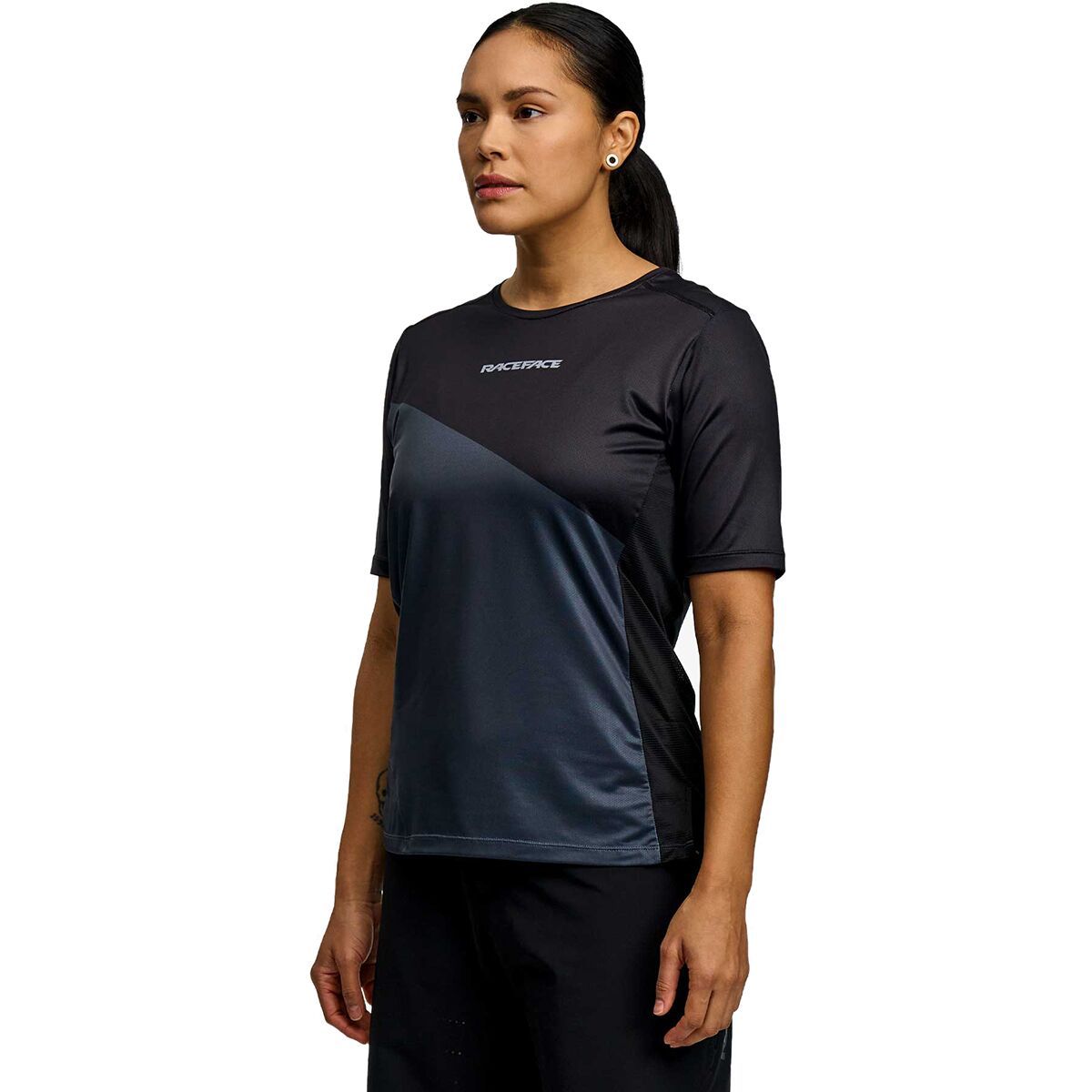 Image of Race Face Indy Short-Sleeve Jersey - Women's Black, XS