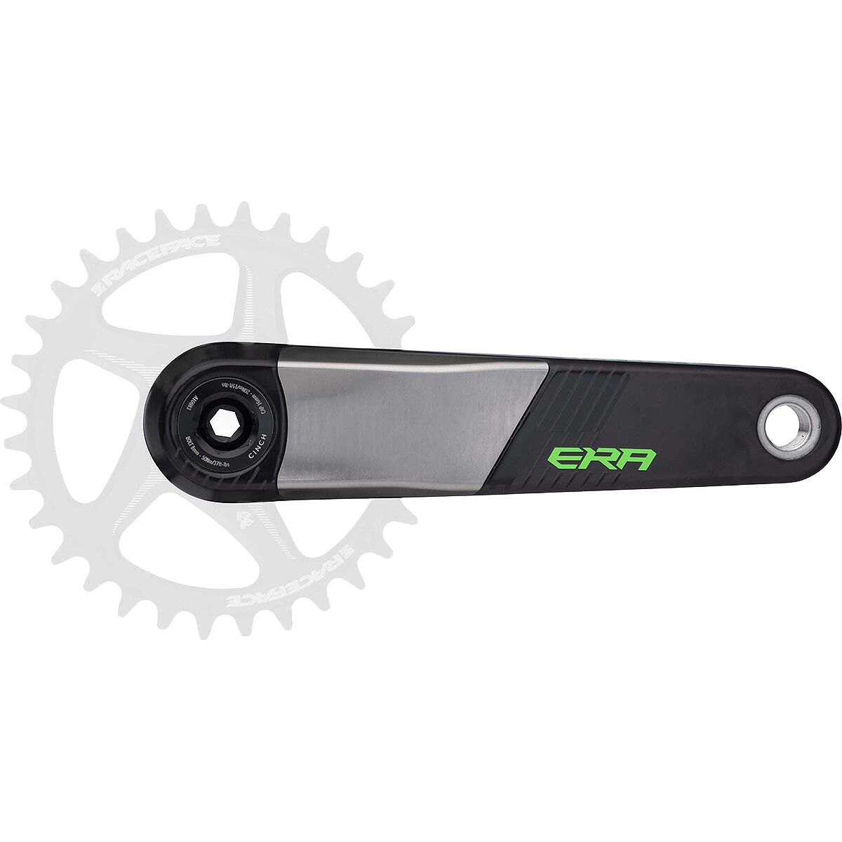 Image of Race Face Era Crank Arms Carbon/Green, 170mm