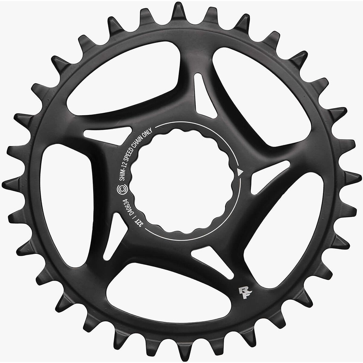 Image of Race Face Cinch Shimano Steel Chainring Black, 34t, 12-Speed