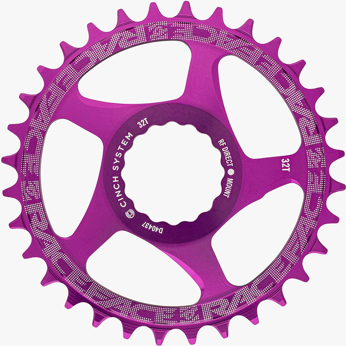 Race Face Race Face Narrow Wide Cinch Direct Mount Chainring Purple, 34T