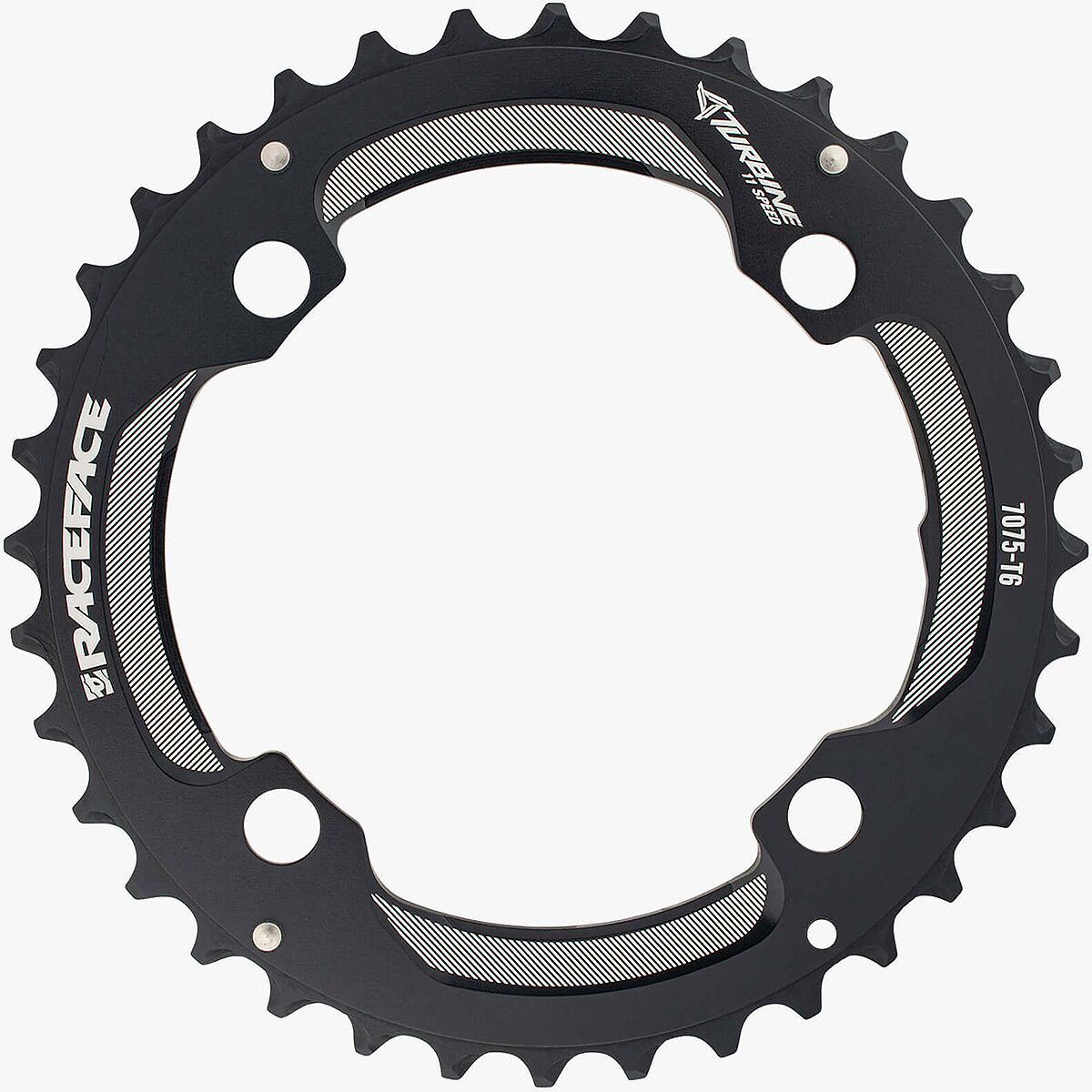 Race Face Race Face Turbine 2x Chainring Black, 64/104mm BCD, 26/36t