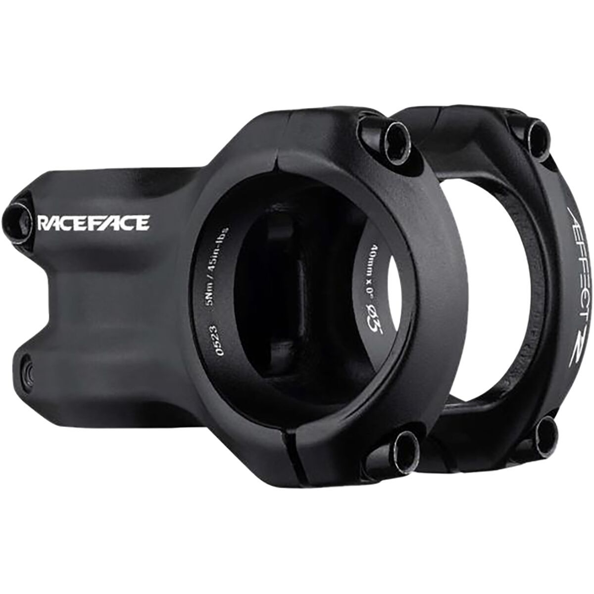 Race Face Aeffect R Stem - 35mm Clamp Black, 40mm/35mm Clamp/0 deg Rise