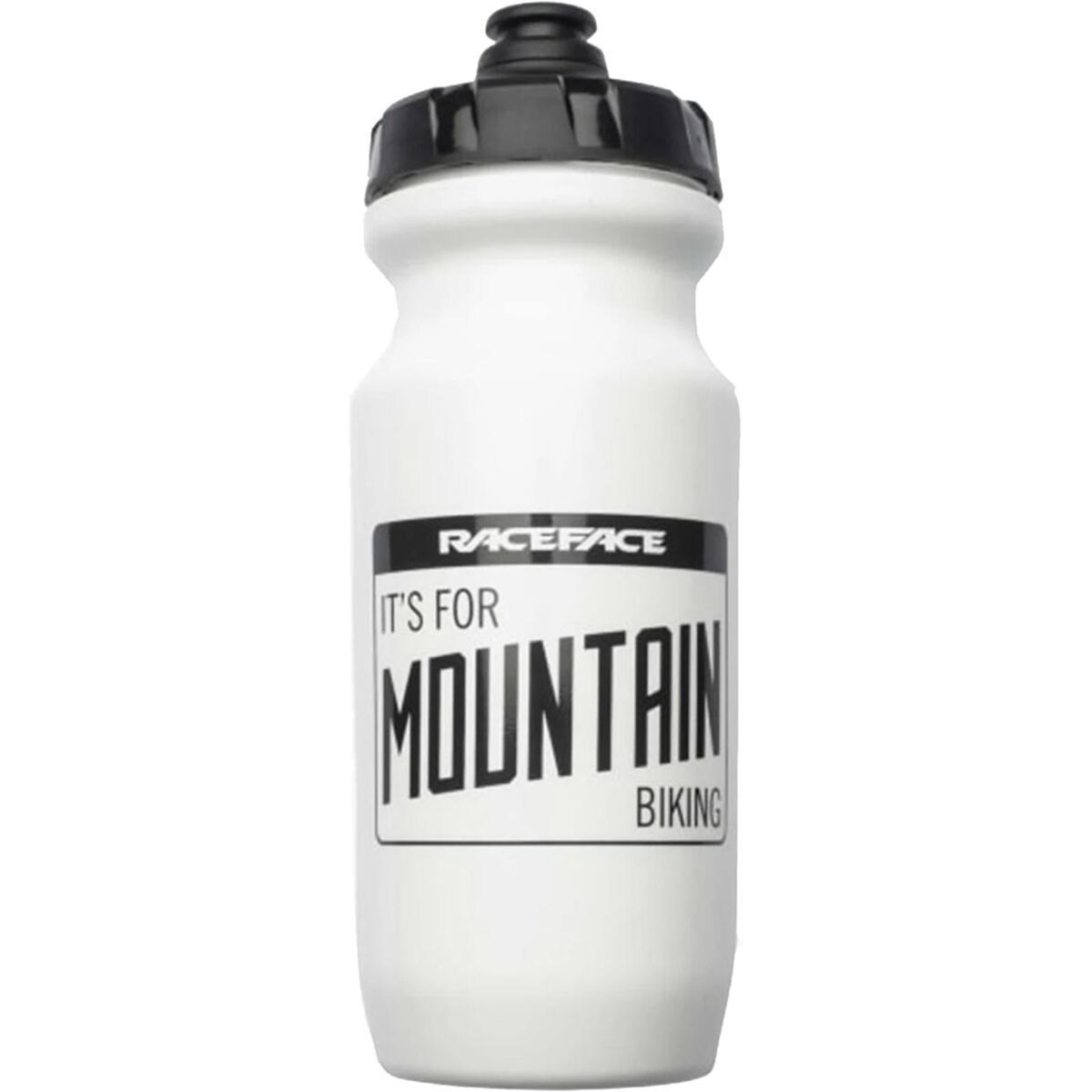 Image of Race Face It's For Mountain Biking Water Bottle White, One Size