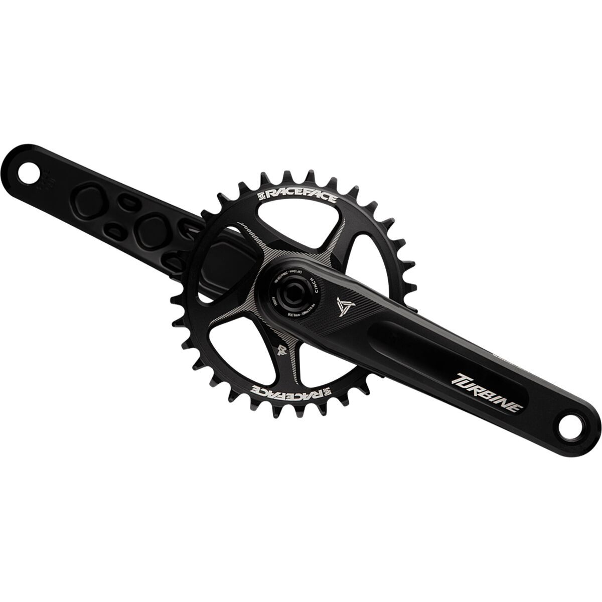 Race Face Turbine Cranksets BLACK, 143mm x 175mm