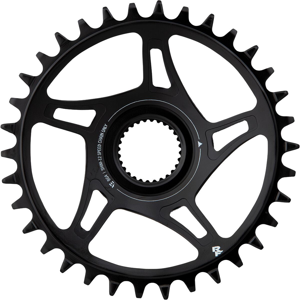 Image of Race Face Bosch G4 SX/CX Direct Mount Steel Chainring Black, 34t, SHI12-Spd