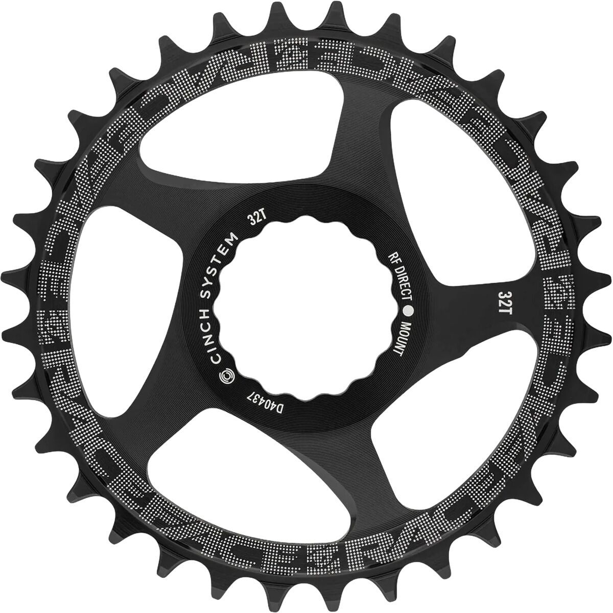 Image of Race Face Narrow Wide Cinch Direct Mount Chainring Matte Black, 26t, 10-12-Spd