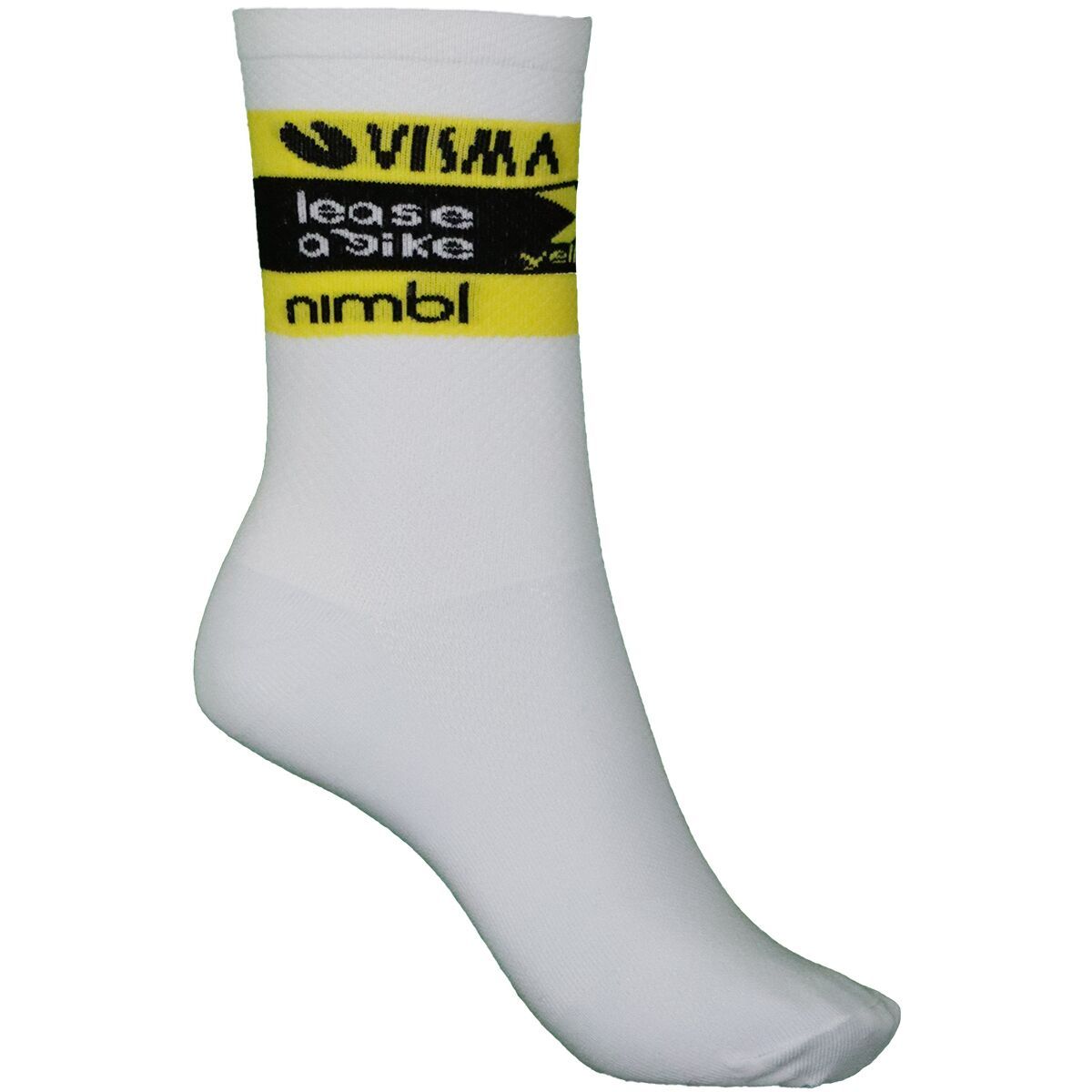 Image of Racing-Gear Team Visma-Lease a Bike Sock Yellow/White, L/XL