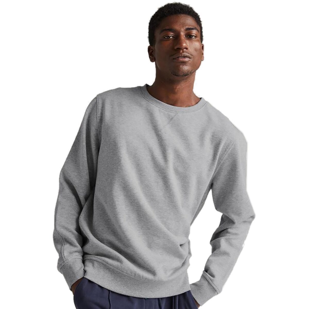 Richer Poorer Recycled Crew Sweatshirt - Men's Heather Grey L product image