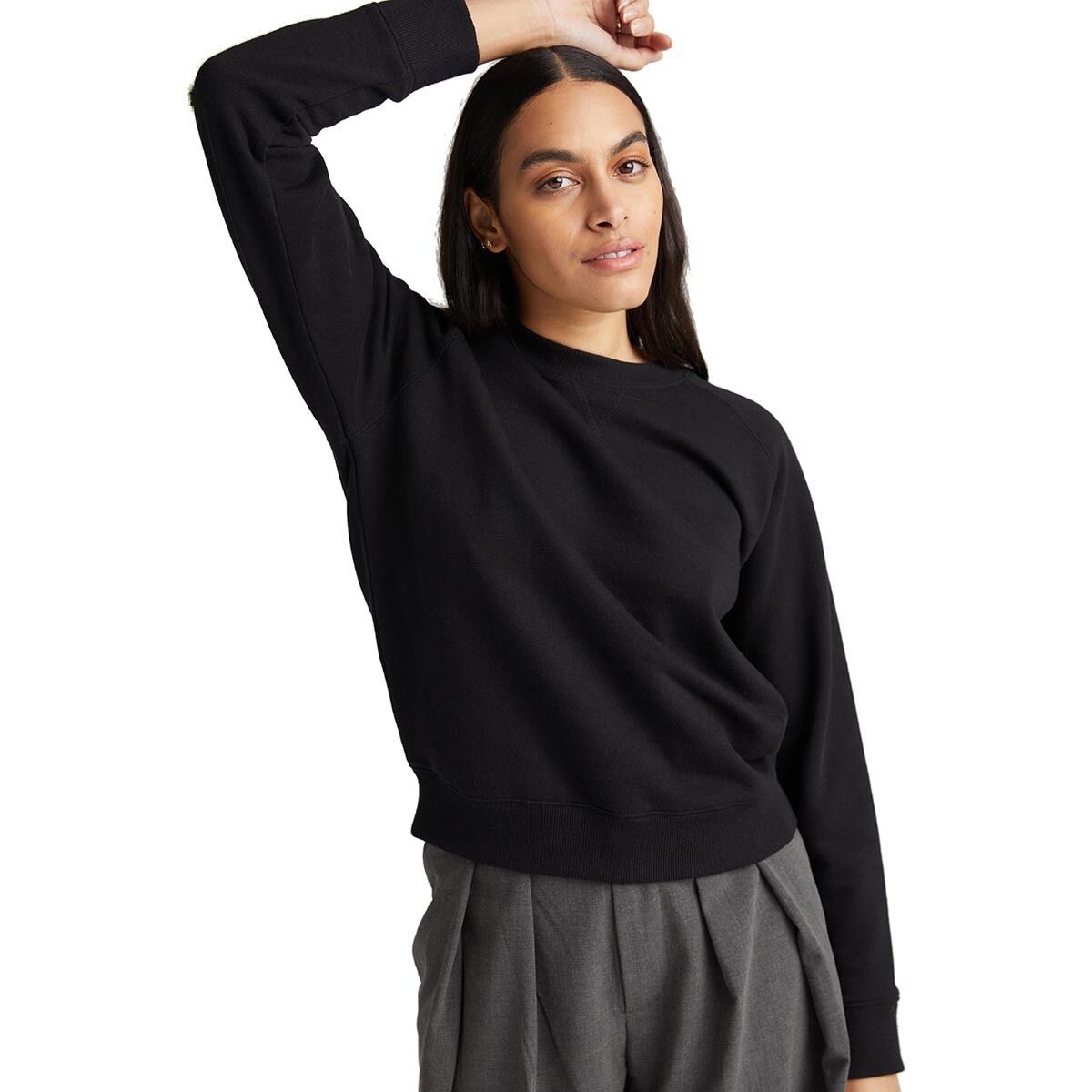 Image of Richer Poorer Recycled Crew Sweatshirt - Women's Black, S
