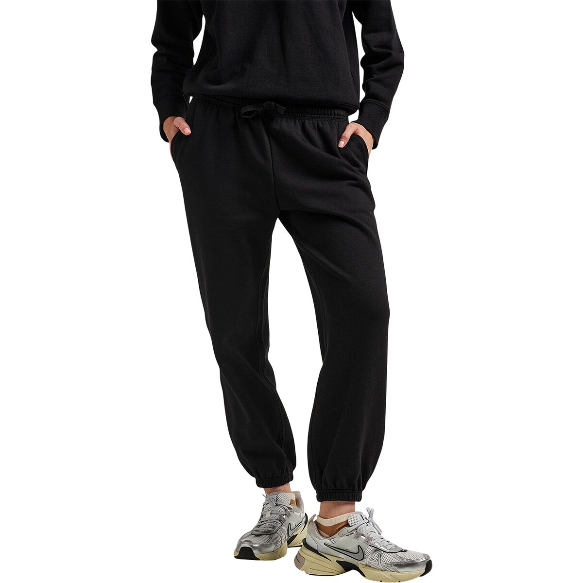 Image of Richer Poorer Rec Fleece Classic Sweat Pant - Women's Black, M