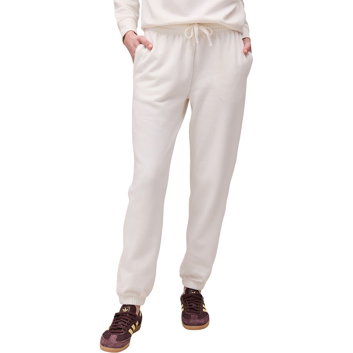 Image of Richer Poorer Rec Fleece Classic Sweat Pant - Women's Coconut Milk, M