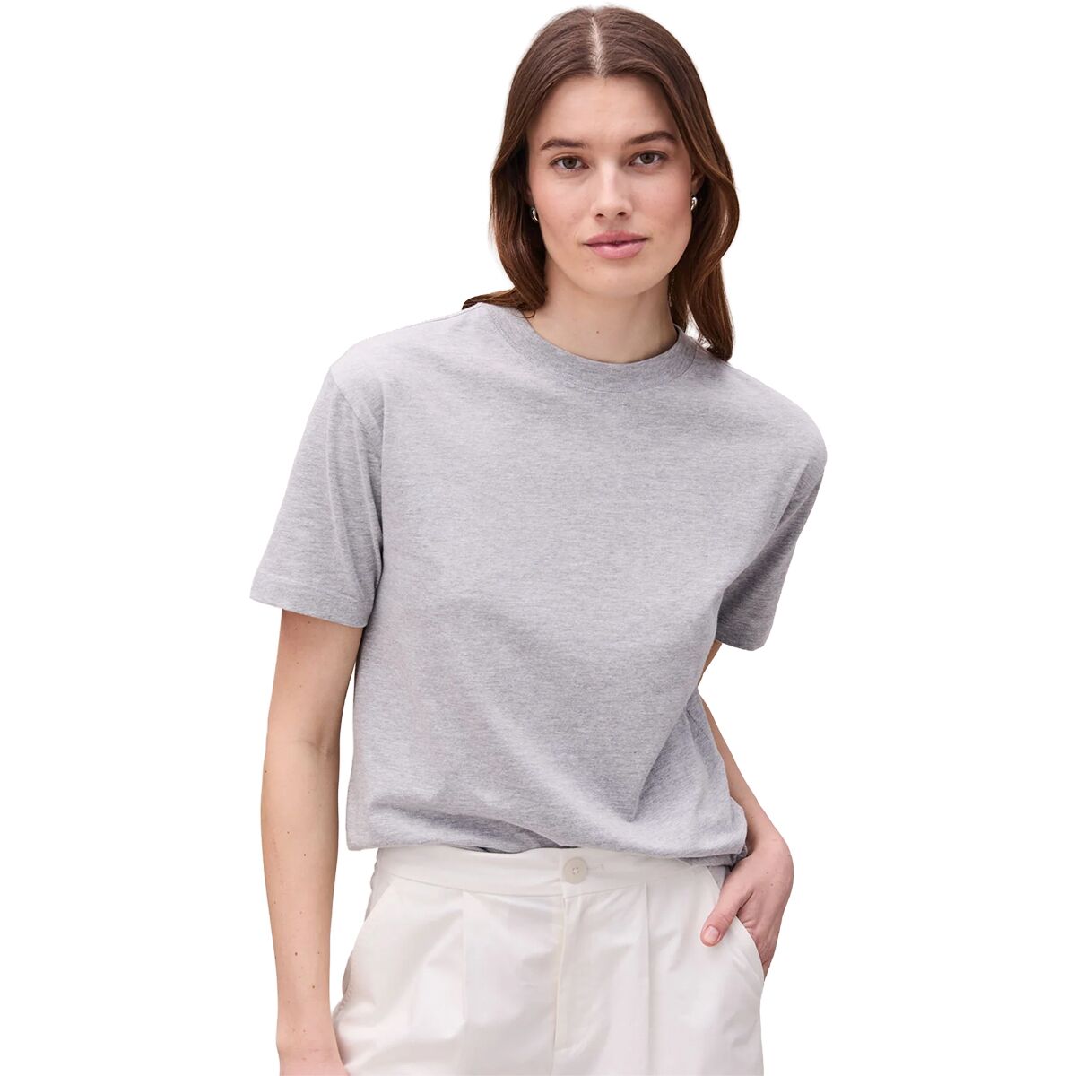 Image of Richer Poorer Relaxed Everyday T-Shirt - Women's Heather Grey, XL