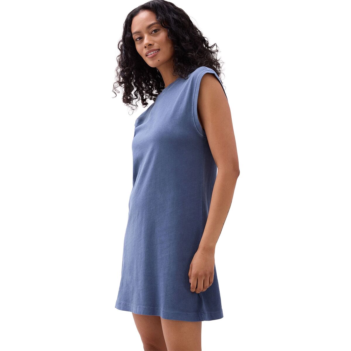 Image of Richer Poorer Relaxed Muscle Dress - Women's Vintage Indigo, S
