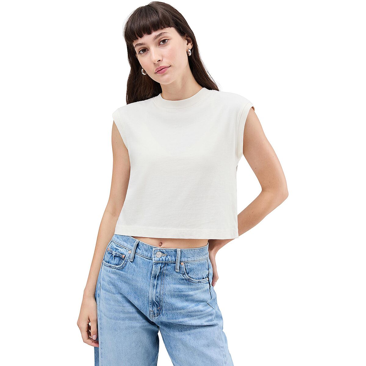 Image of Richer Poorer Relaxed Muscle T-Shirt - Women's Bone, L