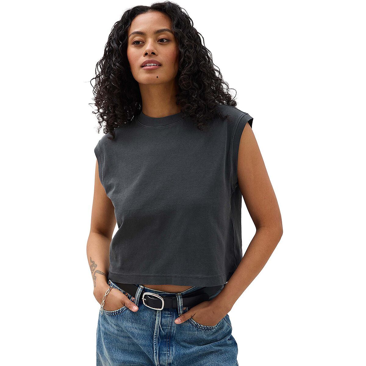 Image of Richer Poorer Relaxed Muscle T-Shirt - Women's Stretch Limo, L