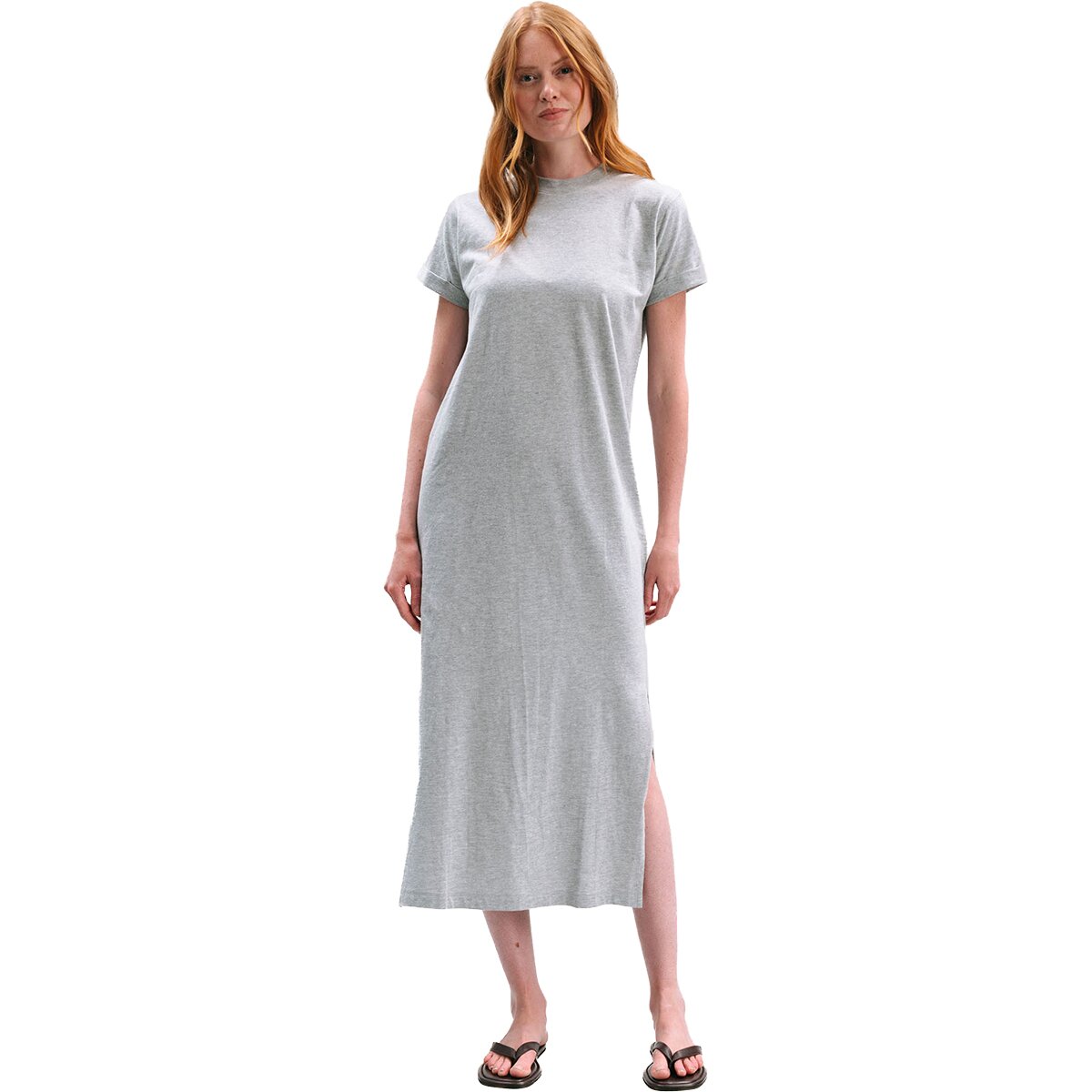 Image of Richer Poorer Relaxed T-Shirt Dress - Women's Heather Grey, S