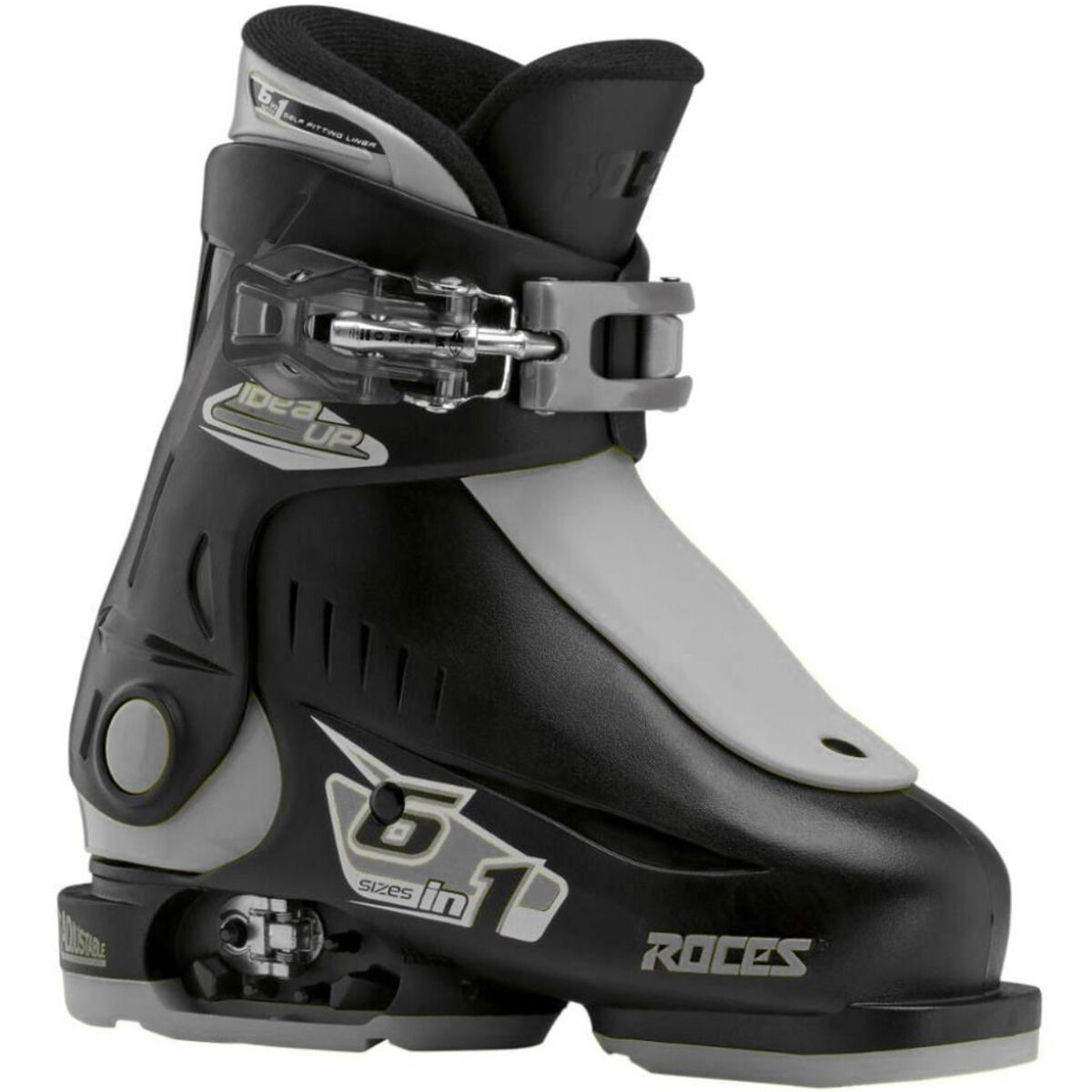 Roces Idea Up Adjustable Ski Boots - Kids' White/Light Blue, 16.0-18.5