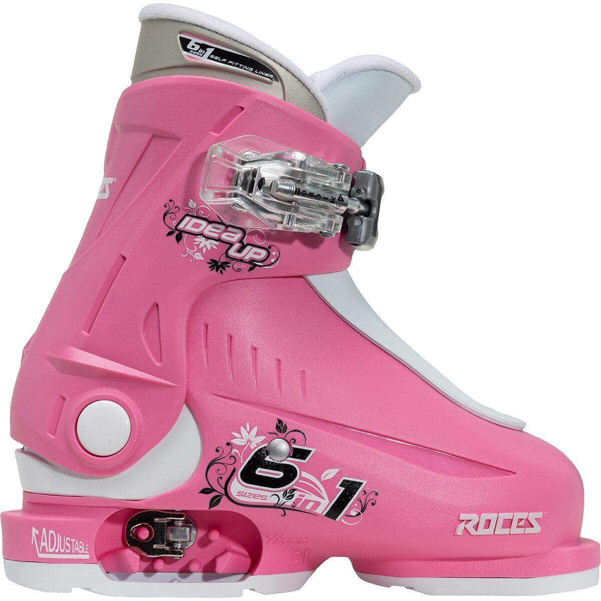 Image of Roces Idea Up Adjustable Ski Boots - Kids' Pink, 16.0-18.5
